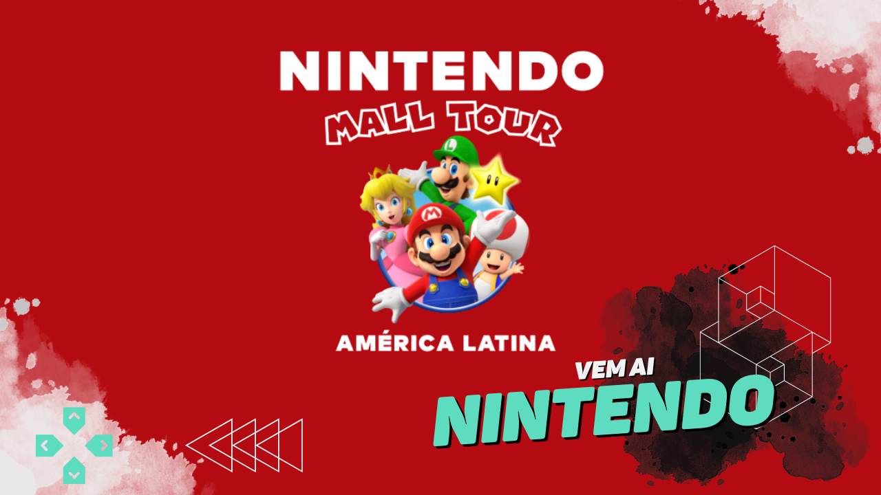Nintendo Mall Tour chega à América Latina com parada no Brasil