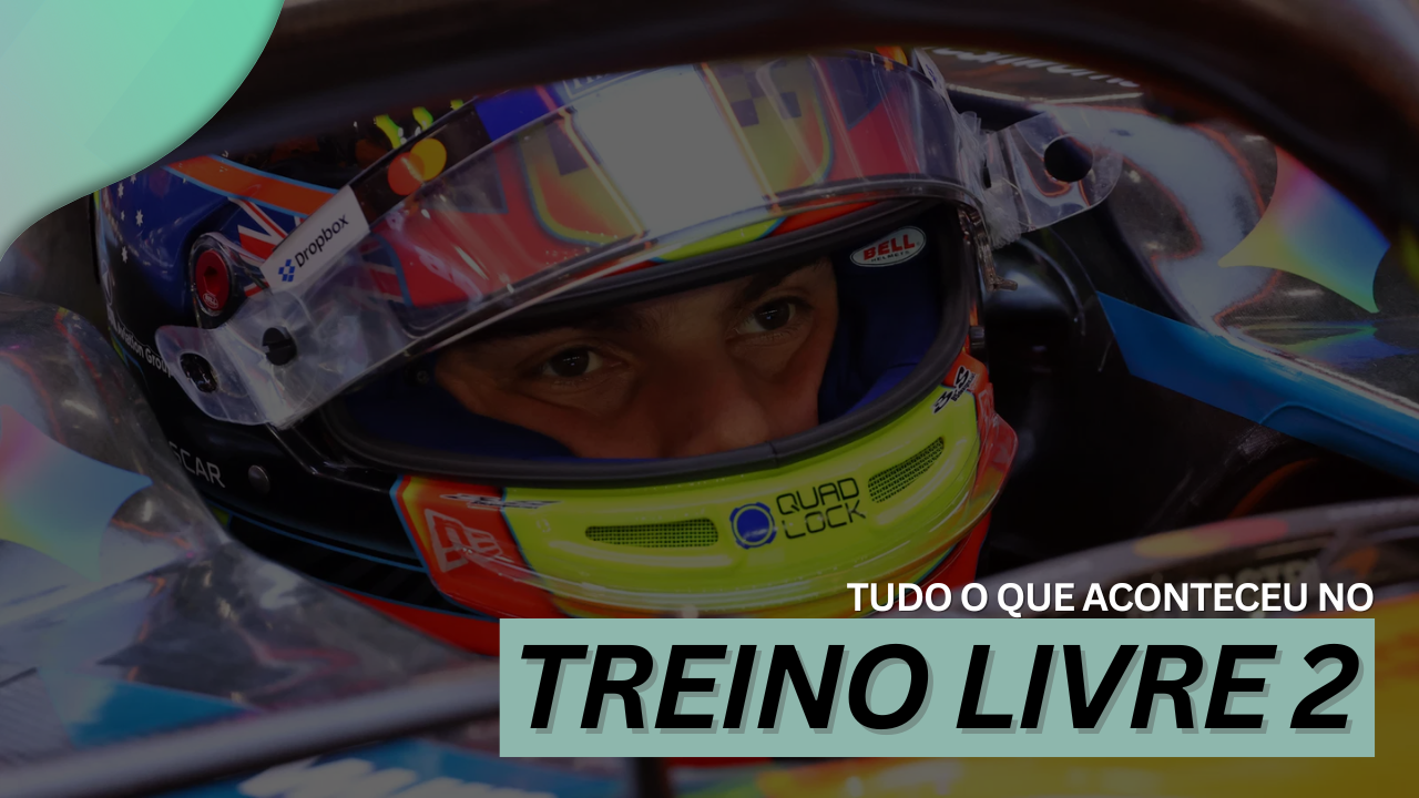 Piastri domina segundo treino livre