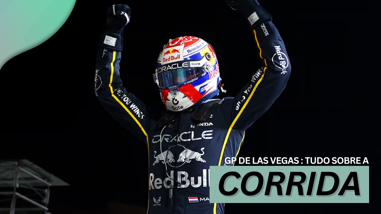 GP de Las Vegas: Verstappen vence e deixa campeonato pegando fogo