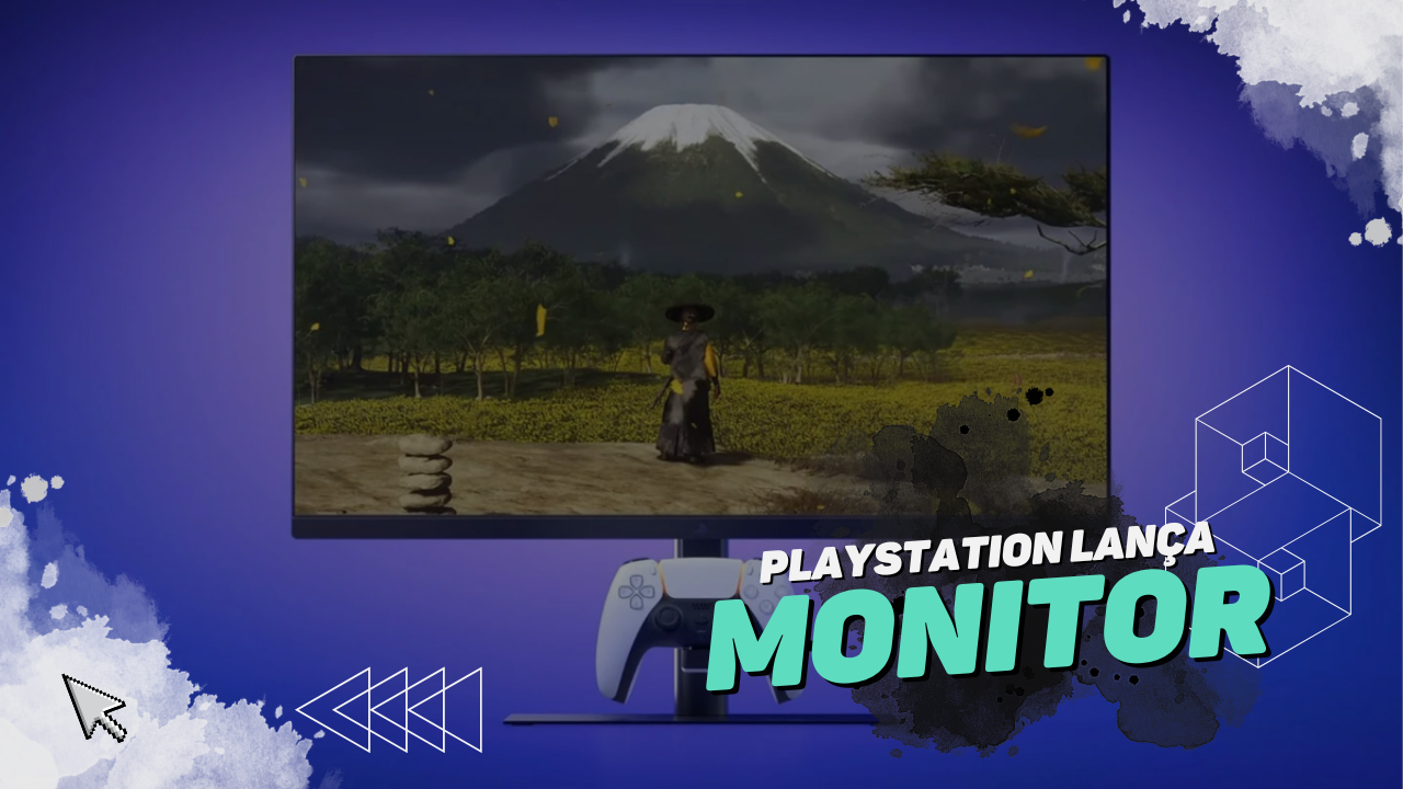 Novo monitor da PlayStation carrega o DualSense e entrega até 240 Hz no PC