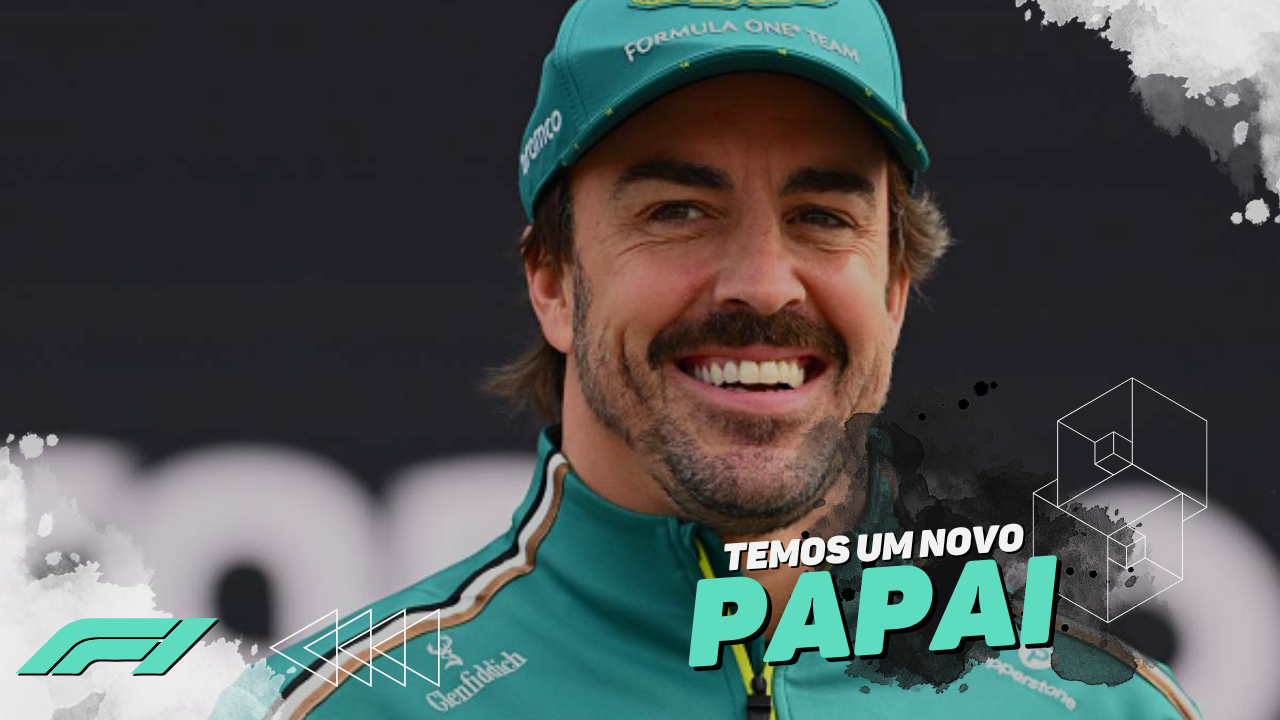 Alonso vira pai e muda clima do GP do Japão