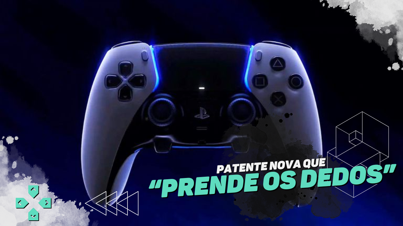 Nova patente do PlayStation revela botões que prendem o seu dedo