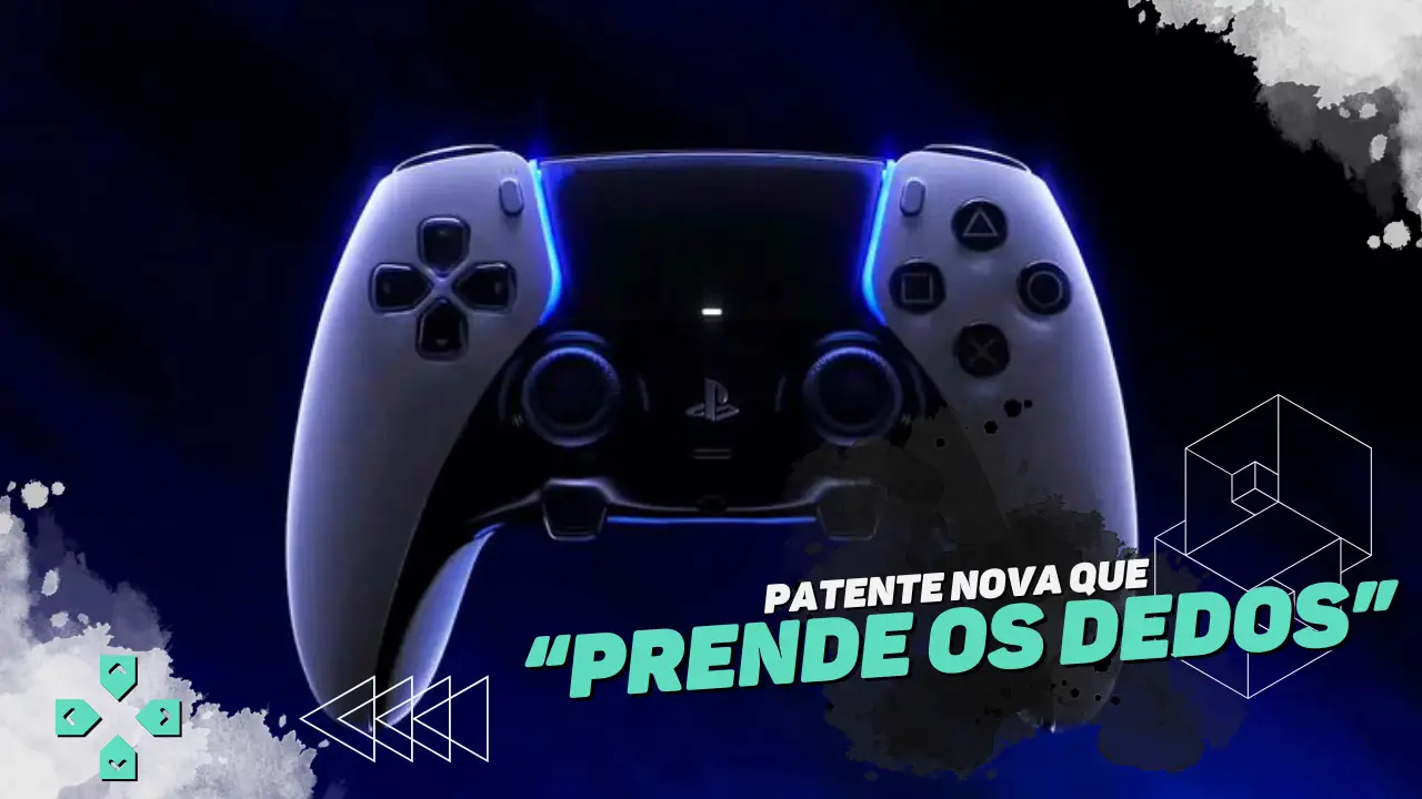 Nova patente do PlayStation revela botões que prendem o seu dedo