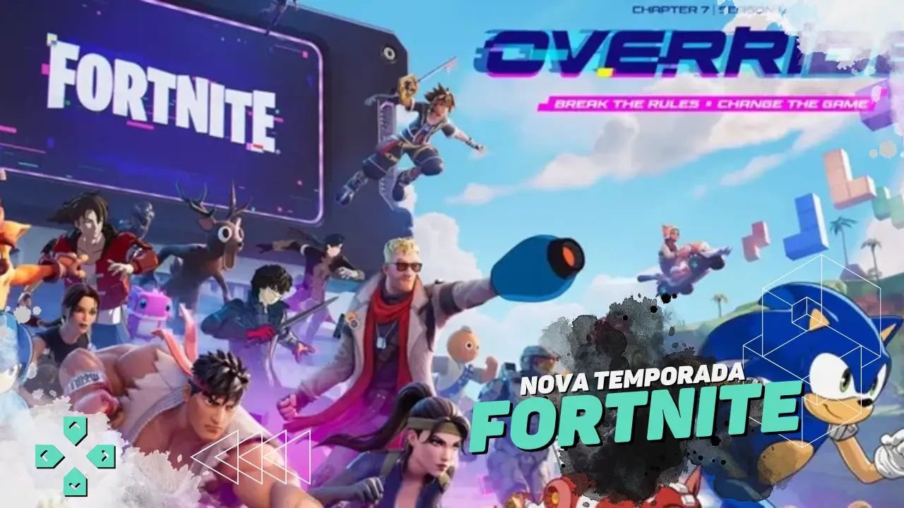 Fortnite confirma crossover épico com Mega Man Sonic e ícones dos games